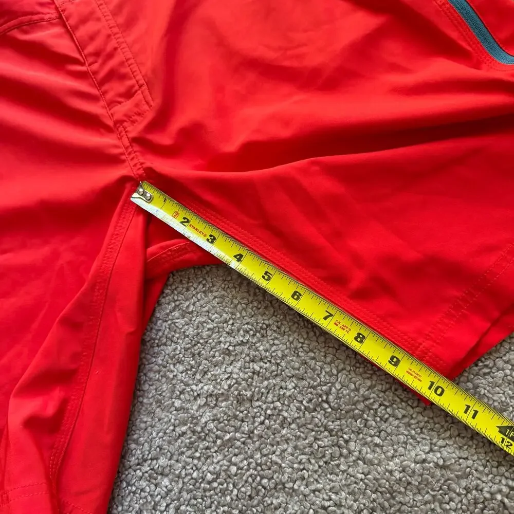 The North Face Men’s Red 10” Boardshorts Swim Trunks Shorts Drawstring Size 36
